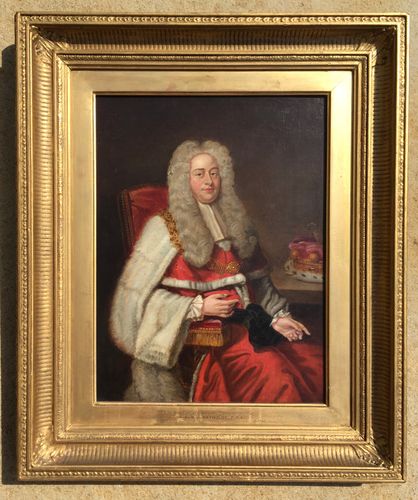 After Michael Dahl - Portrait of 1st Earl of Hardwicke - oil on canvas