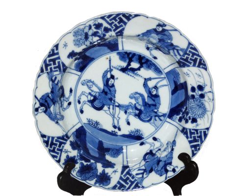 Chinese kangxi Mark and Period Klapmutts plate
