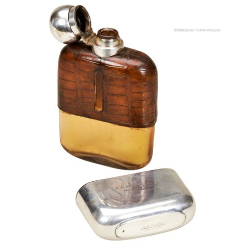 Goldsmiths & Silversmith Co. Spirit or Hip Flask