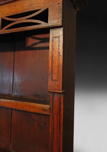 George III Inlaid Oak Welsh Dresser