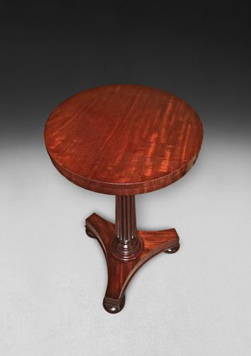 Regency Mahogany Circular Wine Table