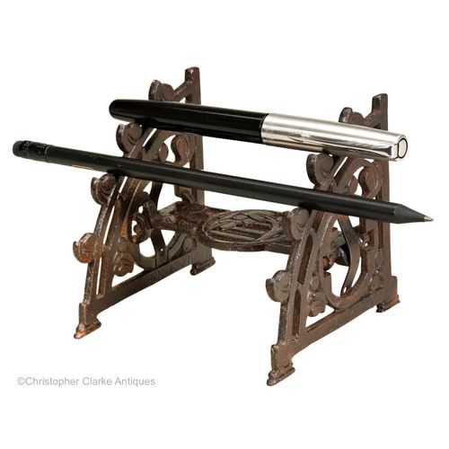 Cast Iron Folding Pen Stand, Registered Design