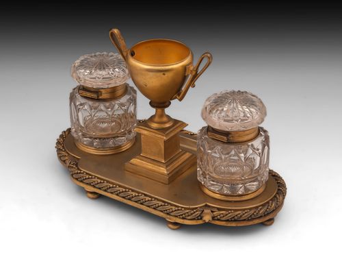 Bronze Gilded Inkstand
