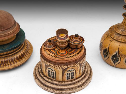 Antique Brighton Pavilion Sewing Compendium