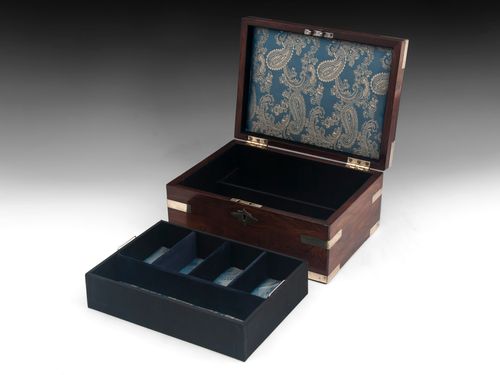 Antique Kingwood Jewellery Box
