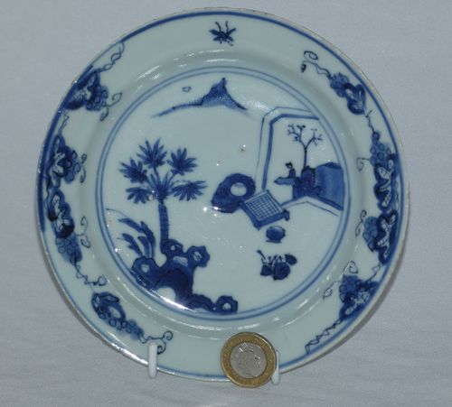 Chinese 17th Century blue and White ming Ko-sometsuke Plate