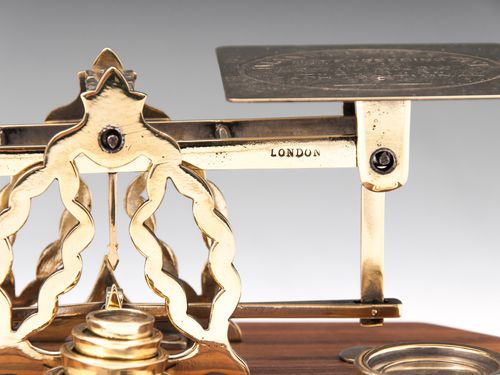 S. Mordan & Co Brass Postal Scales