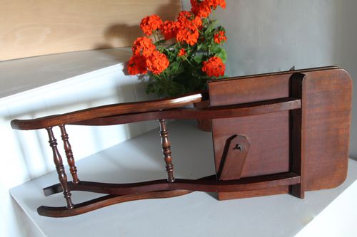 19th Century Mahogany Folding Coaching Table