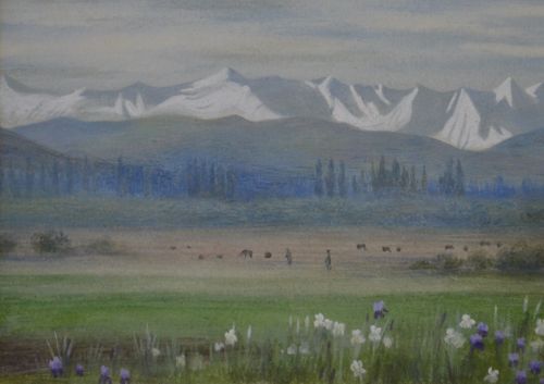 Edward Clifford - Islamabad - Watercolour