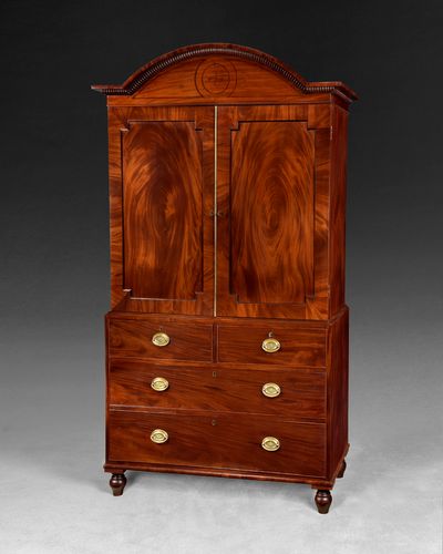 Regency Period Mahogany Gentleman’s Press attributed to Gillows