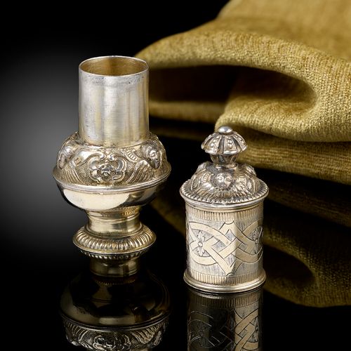 A 17th century Silver Gilt Pomander