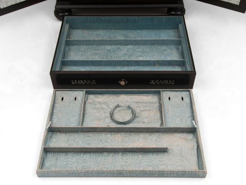Ebony Sewing Jewellery Writing Cabinet