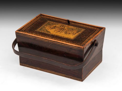 Antique Tunbridge Ware Sewing Box