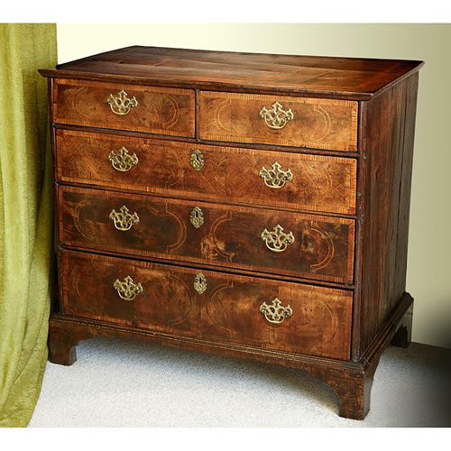 Early Walnut Chest of Drawers