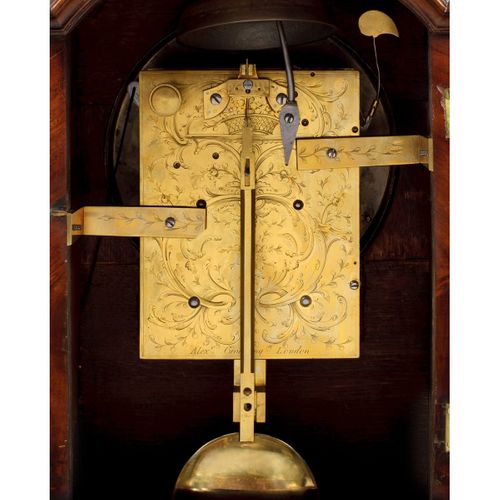 George III Mahogany Bracket Clock by Alexr. Cumming of London