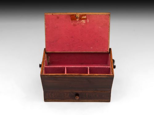 Antique Tunbridge Ware Sewing Box