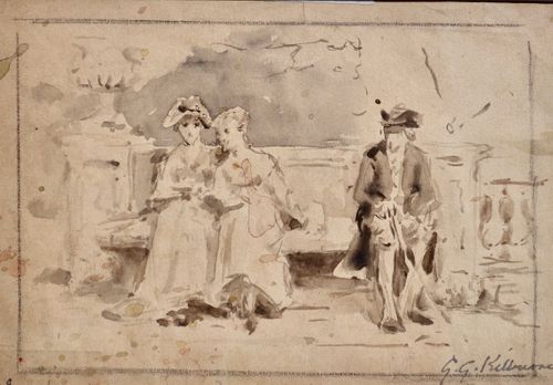 George Goodwin Kilburne - The Bench