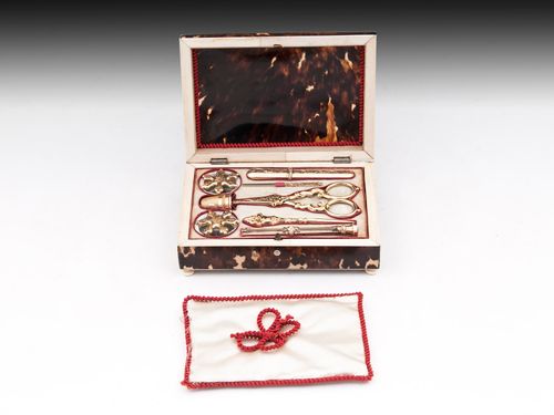 Antique Dutch Tortoiseshell Etui