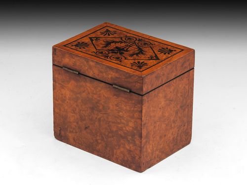 Amboyna Tea Caddy