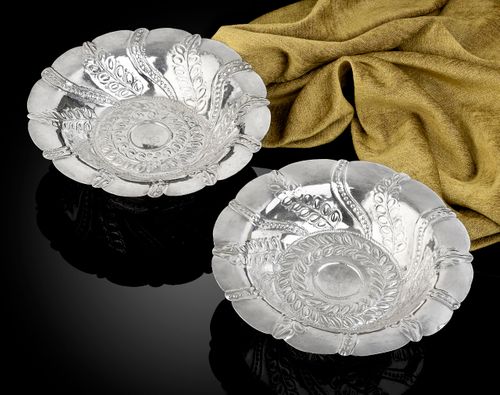 Charles I Silver Dessert Stands Thomas Maundy