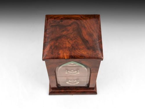 Walnut Jewellery Cabinet