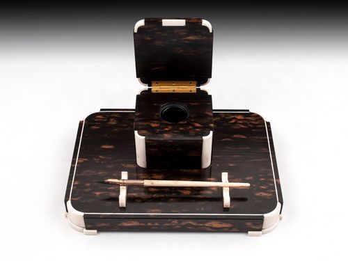 Art Deco Coromandel Desk Set