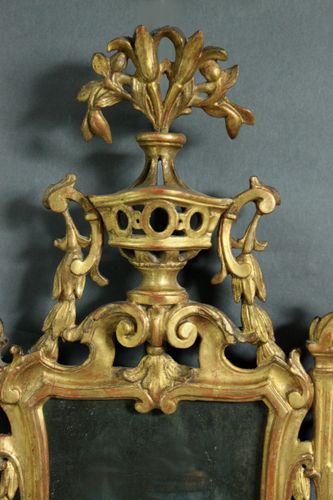 Pair of Antique Girandole mirrors
