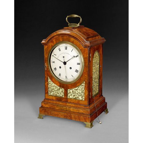 George III Mahogany Bracket Clock by Alexr. Cumming of London