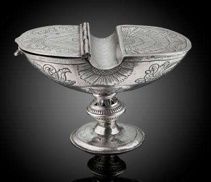 A rare Silver Incense Boat Spanish Colonial c.1680