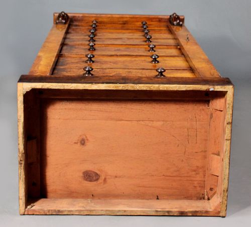 Victorian Burr Walnut Secretaire Wellington Chest