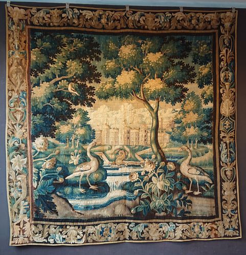18th-century Verdure Tapestry Panel