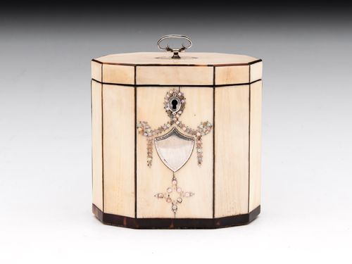 Antique Ivory Tea Caddy