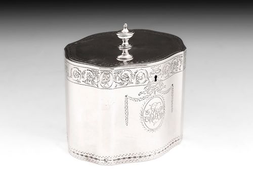 Sterling Silver Tea Caddy