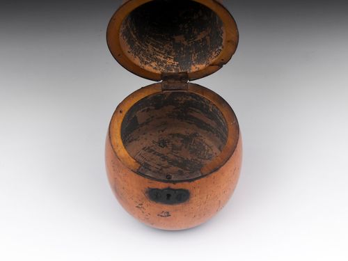 Pear Antique Tea Caddy
