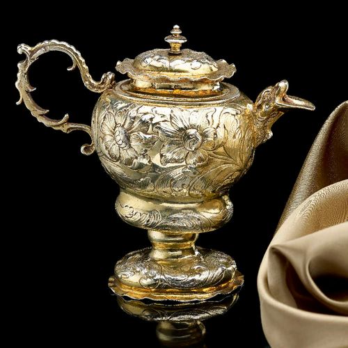 Rare German Silver Gilt Ewer (1659 to 1663 German)