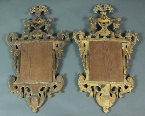 Pair of Antique Girandole mirrors