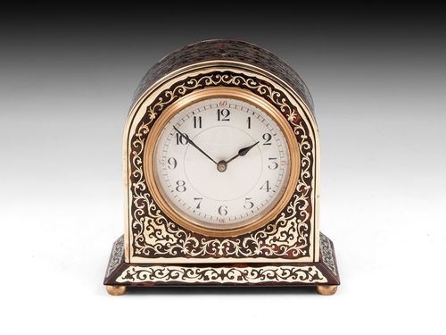 English Boulle Mantel Clock