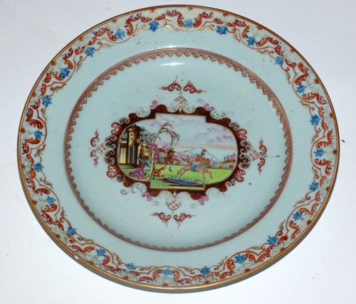 Qianlong Meissen Style Plate