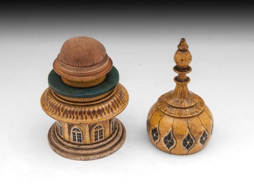 Antique Brighton Pavilion Sewing Compendium