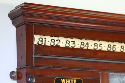 Victorian Mahogany Life Pool Scoreboard