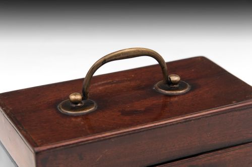 Miniature Antique Tea Caddy