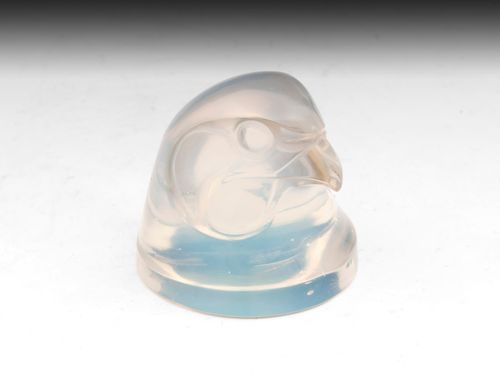 Lalique Opalescent d'Epervier (Hawks Head)