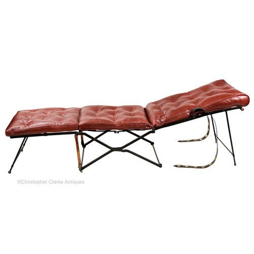 Folding Portable Iron Duoro Chair Bed
