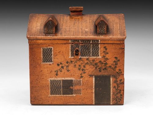 Folk House Sewing Box