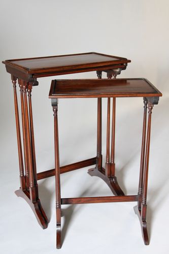 Regency Rosewood Nest of Tables