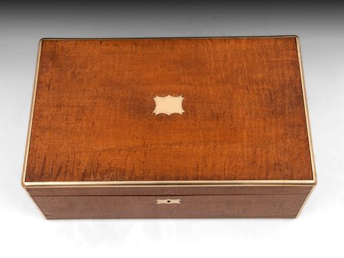 Antique Maple Writing Box