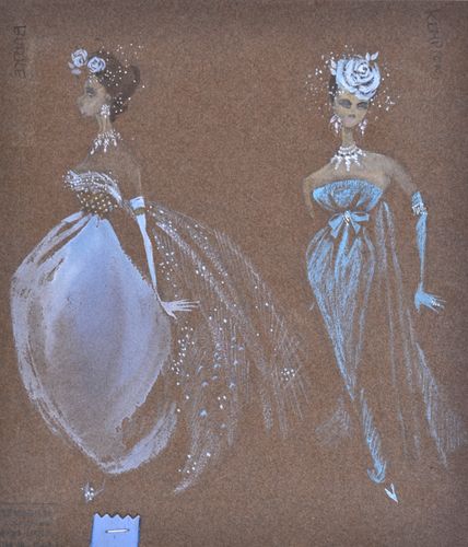 Cynthia Tingey - Costume Design - gouache