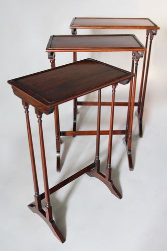 Regency Rosewood Nest of Tables