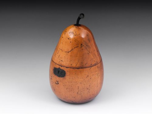 Pear Antique Tea Caddy