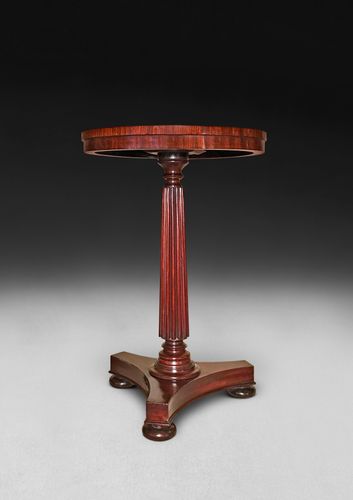 Regency Mahogany Circular Wine Table